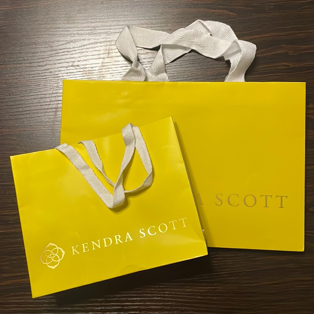 1 Large and‎ 1 small Kendra Scott gift bag